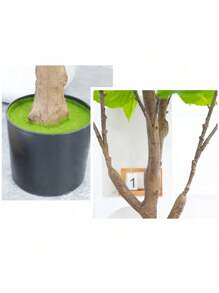 Arbre à fleurs d'hortensia artificiel, 4 pieds/5 pieds de haut, faux arbre d'hortensia décoratif en pot, arbre artificiel moderne et réaliste pour salon, maison, bureau