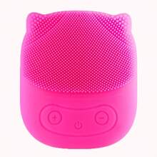 电动软硅胶齿洁面仪、洁面刷、振动洁面刷，用于深层清洁、温和去角质和按摩 - 彩色 - 查看 4