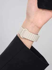 1pc Unisex Silicone Magnetic Strap Compatible With Apple Watch Band Apple Watch Band 38mm 40mm 41mm 42mm 44mm 45mm 46mm 49mm For Series Ultra/10/9/SE/8/7/6/5/4/3/2/1 - Multicolor - View 2