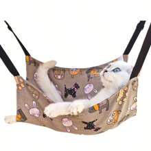 New Cat Hammock, Reversible Cat Swing Bed, Cage Hanging Pet Bed, Suitable For All Seasons Puppy Keep Dog Bed Cat Bed - Multicolor - View 6