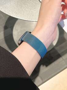 1pc Magnetic Metal Watch Band, Compatible With Huawei Watch Fit 1/Fit 2/Fit 3 Straps