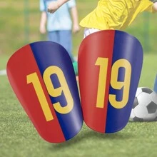 1 对超迷你足球护腿板 - 微型足球鞋垫 - 超轻舒适，男女通用