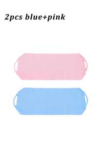 Long Exfoliating Back Scrubber Loofah With Handles, Back Exfoliato Washcloth Exfoliating Body Scrubber Back Scrubber, Stretchable Pull Strap For Women Men Body Deep Cleaning Massages For Shower Japanese Bath Wash Cloth Korean Exfoliating Luffah Towel Beauty Washcloth Sponge Loofah Body Scrub Home Bathroom Decor Fall Decor Back To School