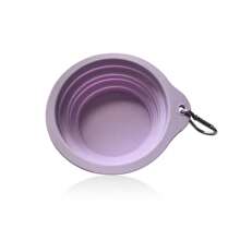 Bols pliables en silicone pour chien et chat, bol double pour animaux de compagnie pliable, gamelle d'eau et de nourriture pour chat adaptée pour la marche, la randonnée et le camping