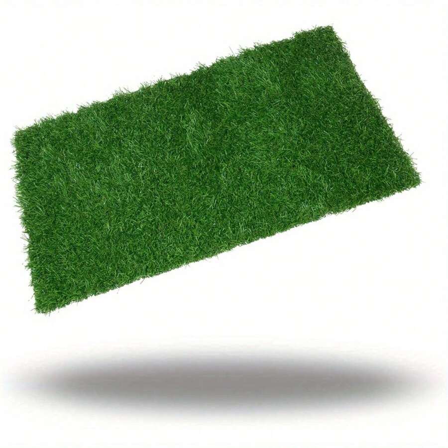 Artificial Grass 45 X 75 X 0.5cm, Natural And Realistic Looking Fake Lawn, Astro Turf Non-Slip Synthetic Turf For Entry Yards And Toilet Training - 1PCS Green - View 1