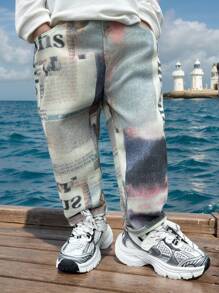 男童休闲印花裤 - 彩色 - 查看 6