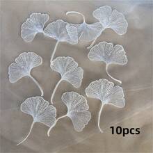 10 Stücke schwarze und weiße Spitzenaufkleber für Ausschnitte, Fleckstickerei, wasserlösliche Blumenspitze zum Selbermachen für Hochzeitskleider und Kleidung, Nähzubehör