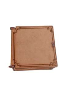 Kit 10 Boxes With Lid 9x9cm MDF, Gift, Packaging, Souvenir - 鏽棕色 - 查看 2