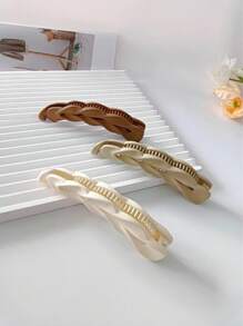 3 buc/set cleme de păr mate cu gheare de banană, agrafe de păr răsucite pentru cocuri, suporturi pentru coadă de cal, accesorii de păr, agrafe de păr, gheare de păr, chestii școlare
