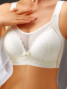 1 Stück Schwangerschafts-Stillunterhemd - Brustlifting, seitlicher Halt, verhindert Absacken, Spezial-Schwangerschafts-BH