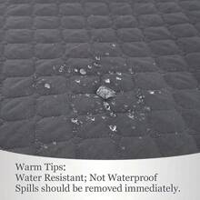 1 件宠物沙发毯，超声波宠物沙发垫，防尘防滑底部，适合 1-4 人座沙发 - 深灰色 - 查看 7