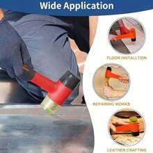 Rubber Mallet, Double-Sided Rubber Hammer, Small Rubber Mallet, Suitable For Vinyl Flooring, Ceramics, Crafts, Jewelry Making