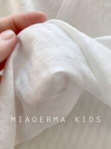 2025 新款春季童装男童儿童透气条纹长袖白衬衫 - 白色 - 查看 5