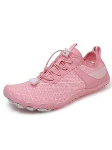 1 Pair Women's Outdoor Beach Swimming River Trekking Shoes, Lightweight Breathable Flexible Barefoot Yoga Gym Shoes