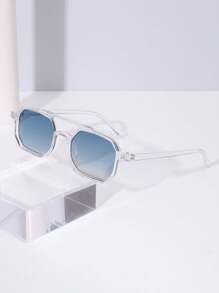 Kính trong suốt đa giác hai chùm tia cổ điển cao cấp dành cho nam, trang trí ngoài trời cho kỳ nghỉ bãi biển mùa hè, ngoài trời, du lịch - Trong sáng - Xem 12