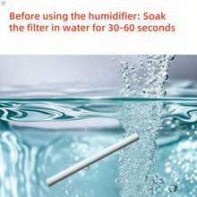 FULLBELL Cool Mist Humidifier, 400ML, 10-20 Hours Runtime, 7 Color Lights, 2 Modes, 24db Quiet