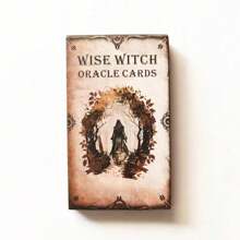 1 pezzo Saggezza delle streghe Carte divinatorie - Gioco di carte | Gioco di divinazione e di lettura del futuro a grandezza naturale | Sblocca la conoscenza interiore | Età 14+ | Ottimo per principianti di tarocchi | Ottimo gioco per feste - Multicolore - Visualizzare 5