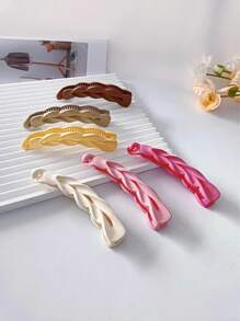 3 buc/set cleme de păr mate cu gheare de banană, agrafe de păr răsucite pentru cocuri, suporturi pentru coadă de cal, accesorii de păr, agrafe de păr, gheare de păr, chestii școlare