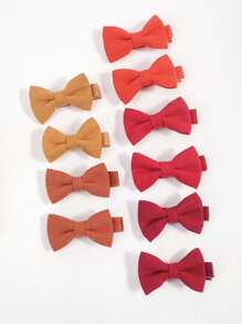10/20pcs Baby Hair Clips Fully Lined 2 Inch Bows And Linen Baby Hair Bows Hair Clips For Baby Girls Infants Toddlers And Kids Pink Series