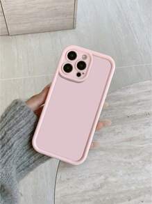 1 件个性化粉色图案全覆盖 TPU 防震手机壳，适用于 Apple 16、15、14、13、12、11 Pro Max 及系列 - 粉色 - 查看 3