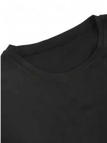 Camiseta con estampado "I Love Honey", regalo genial para amantes de la miel, camisetas para mujer, camisetas gráficas, camisetas casuales cortas con escote para mujer - Negro - Ver 6