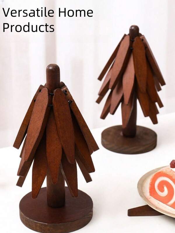 1pc Tree Design Heat Insulation Mat, High-End Trivet For Table, Bowl Pad, Tray, Pot Holder