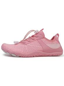 1 Pair Women's Outdoor Beach Swimming River Trekking Shoes, Lightweight Breathable Flexible Barefoot Yoga Gym Shoes