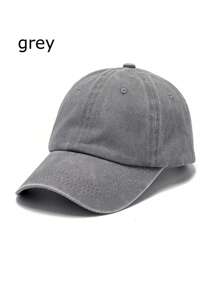 1 Custom Washed Hat With Soft And Interesting Patterns, Printed With Text Letters For Men And Women, Adjustable Baseball Cap, Fashionable And Casual Sun Hat, Valentine's Day Gift - Multicolor - View 14