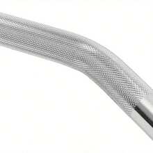 EZ Bar, EZ Curl Bar 4ft, Barbell Bar, Barbell Weight Bar With 2 Spring Clips - Style1 - View 4