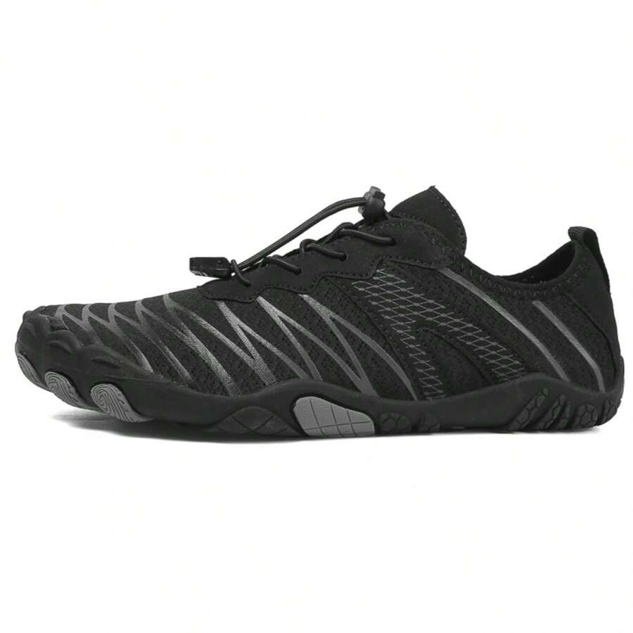 Sandalias de playa unisex, zapatos para el agua con suela blanda antideslizante para exterior, natación y vadeado, anti-corte y de secado rápido - Negro - Ver 1