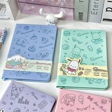 Cuadernos de Sanrio My Melody, Cuadernos de dibujos animados de moda Kuromi, Cuadernos escolares lindos Cinnamoroll, Diarios animados de Pochacco, regalos creativos para fiestas