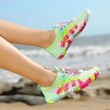 Scarpe da acqua mimetiche da donna, leggere e antiscivolo, calzini acquatici a piedi nudi, adatte per spiaggia, vacanza, campeggio, festa, nuoto, pesca