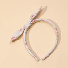 Diadema con orejas de conejo para niñas, lindas diademas de Pascua para niñas, accesorios para el cabello para fiestas de Pascua y vida diaria. - Rojo - Ver 7