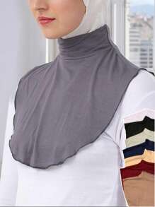 3件/1件 女士纯色休闲可拆卸领子，透气亲肤假领，简约优雅高领装饰，适合日常穿着，也适合圣诞节装饰。 - 純色假領 - 查看 2