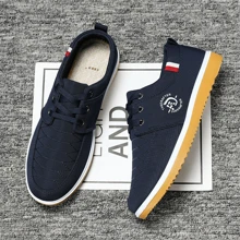 2025 New Men's Fashion Low-Top Canvas Shoes, Versatile Casual Business Dress Oxfords