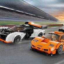 LEGO 76918 Super Racing Series McLaren SolusGT Y McLaren F1LM Bloques de Construcción