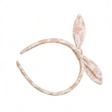 Diadema con orejas de conejo para niñas, lindas diademas de Pascua para niñas, accesorios para el cabello para fiestas de Pascua y vida diaria. - Rojo - Ver 4