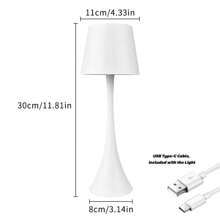 1pc moderne draagbare touch leeslamp voor op het bureau, sfeer nachtlampje, tafellamp, nachtkastje lamp USB opladen, moderne bureaulamp voor studenten, ingebouwde oplaadbare batterij 1200 mAh, instelbare drie kleurtemperaturen en helderheid, geschikt voor bureau/woonkamer/slaapkamer/kantoor/nachtkastje/cadeau