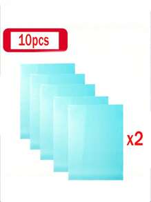 1/2/4/8/10/12/20 piezas Almohadillas refrigeradoras impermeables, a prueba de aceite, lavables y recortables, adecuadas para estantes, congeladores, rejillas de vidrio, gabinetes de tazones, gabinetes y cajones