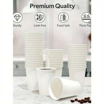 厚纸杯，一次性茶/咖啡杯，彩色一次性工艺纸杯带盖，双层隔热一次性咖啡/茶纸杯，适用于节日、派对、圣诞派对促销