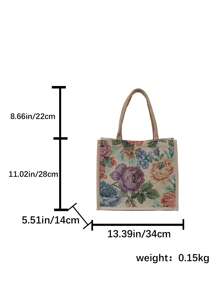 Women's Fashion Large Capacity Tote Handbag - Khaki - View 10