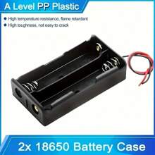 1 个 1X 2X 3X 4X 18650 电池座 - 黑色 - 查看 8