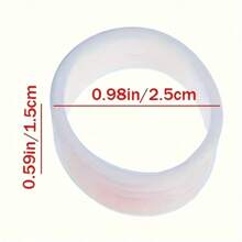 5/10pcs Black Silicone Non-Slip Grip Rings For Tennis & Badminton Rackets - Stretchy Rubber Seals