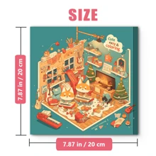 1 PC Cartoon Animal Coloring Book – 25 Detailed, Stress-Relieving Animal Designs On Thick Premium Paper – Perfect For Relaxation, Focus, Anxiety Relief, And Mindfulness – Great Gift For New Year, Birthdays, Holidays, Easter, Thanksgiving, Back-To-School, And Office Or School Supplies