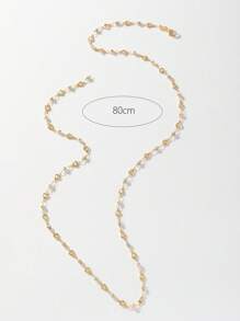1 pieza Collar en forma de corazón hueco en color plateado/dorado, accesorio de colgante brillante para uso diario, citas, fiestas, vacaciones, aniversarios, regalos de cumpleaños, elegante, refinado, minimalista, lujoso, de moda, sexy, lindo