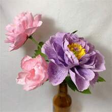 10/25/50cm Colored Crepe Paper Roll Origami Crinkled Crepe Paper Craft DIY Flowers Decoration Gift Wrapping Paper Crafts - Multicolor - View 8