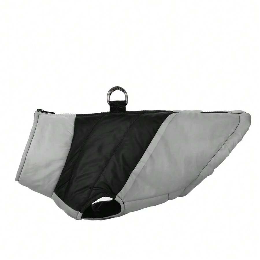 Big Dog Jacket For Small Medium Large Dogs Cats Winter Warm Clothes Waterproof Coat Labrador Golden Retriever Pug Pet Outfits - Grey - View 1