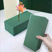 Bộ 1/2/4/8/16 khối xốp cắm hoa, xốp cắm hoa khô ướt màu xanh lá cây, khối xốp cắm hoa DIY, hoa xốp khô màu xanh lá cây dùng cho đám cưới, sinh nhật, tiệc tùng, trang trí ngày lễ, trang trí nhà cửa, hoa hồng, hoa hồng trang trí, phong cách trang trí, trang trí tiệc và ngày lễ, phong cách Boho, phụ kiện trang trí phòng ngủ, quà tặng trang trí ngày Valentine, ngày của Mẹ. - màu xanh lá - Xem 2