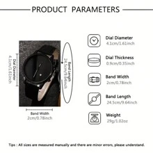 2 piezas Relojes para hombres Reloj de cuarzo para hombres Reloj de pulsera casual Reloj de hombre Juegos de relojes de moda con calendario Regalo de festival Día de San Valentín