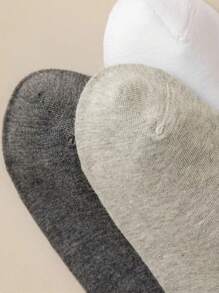 5/10 Pairs Men's Solid Color Low Cut Socks, Breathable Anti-Odor Ankle Socks For Sports And Casual Wear, Spring/Summer/Autumn